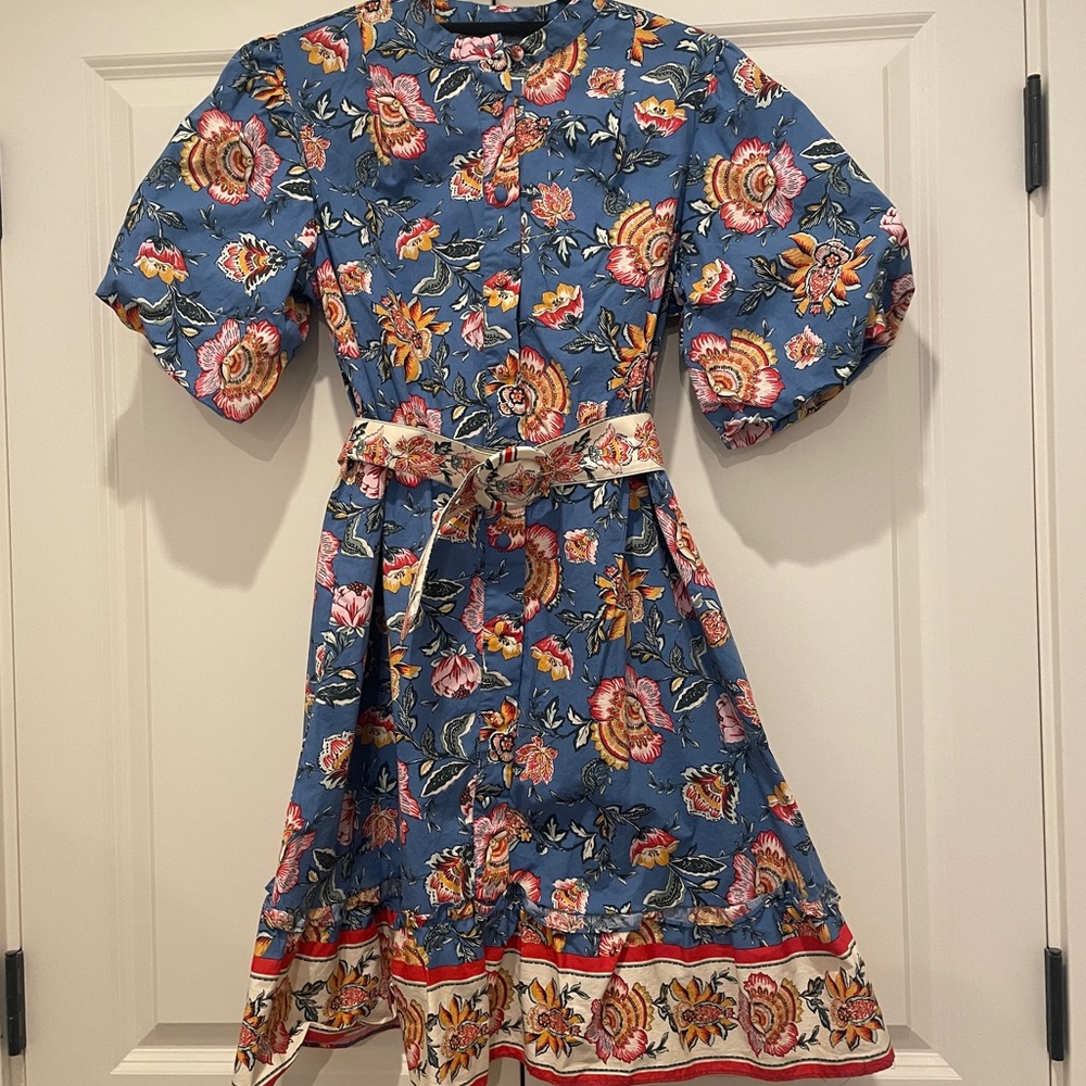 Joie Blue and Pink Floral Dress